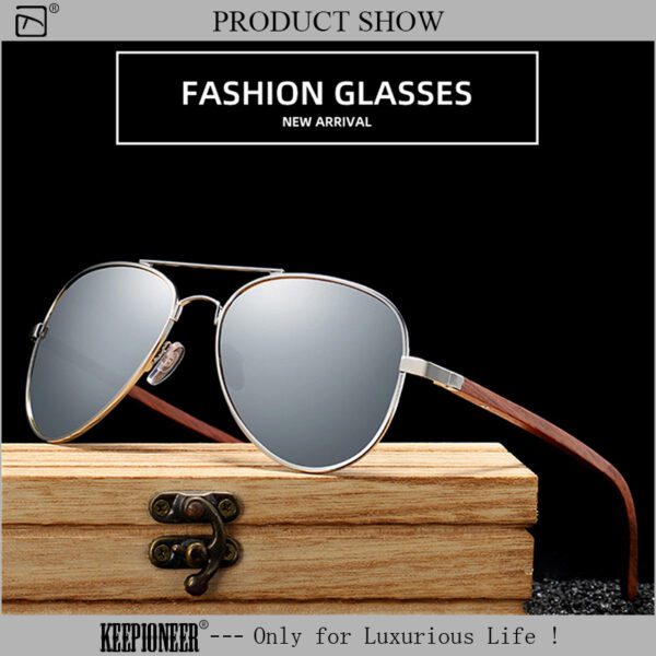 Gold Aviator Sunglasses