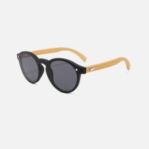 Handmade Bamboo Full Rim Temples Sunglasses