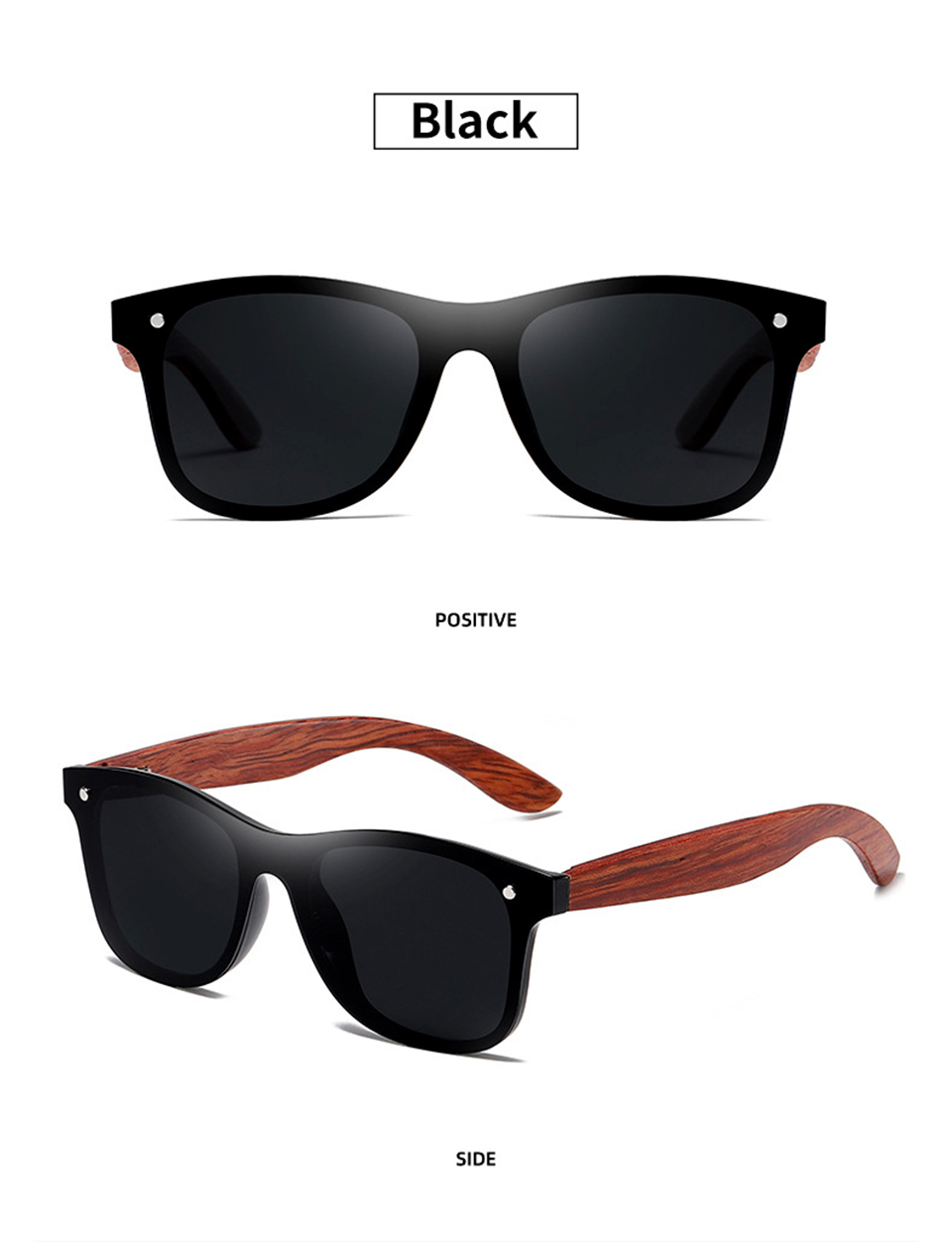 Handmade Wooden Polarized Sunglasses Kids Glasses Frames