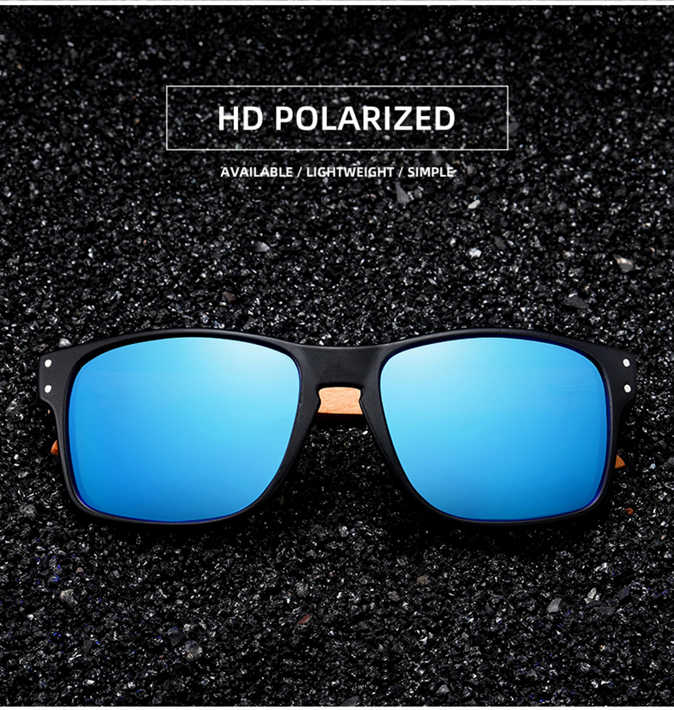 Wood Polarized Sunglasses For Men Ladies Eyeglass Frames