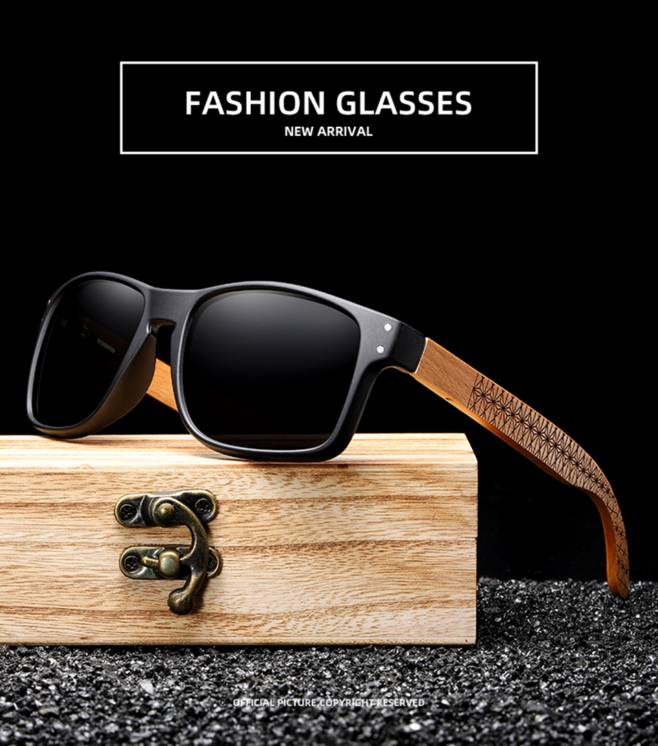 Wood Polarized Sunglasses For Men Lady Glasses Frames