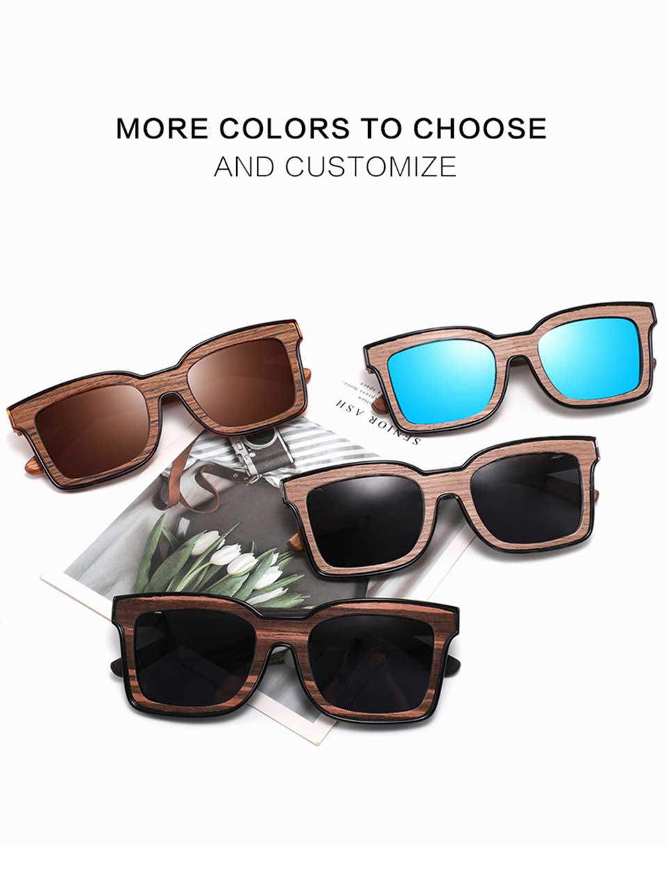Luxury Mens Polarized Sunglasses Light Glasses Frames