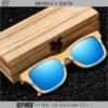 Mens Bamboo Sunglasses