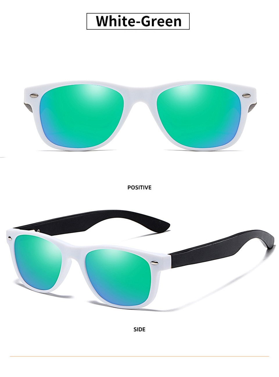 Polarized Wooden Sunglasses For Men Mens Black Aviator Sunglasses