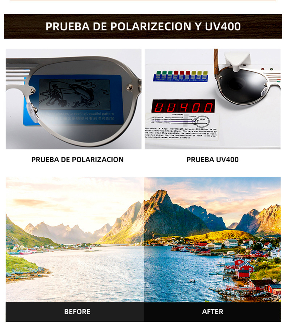 Unisex Wooden Sunglasses Office Glasses