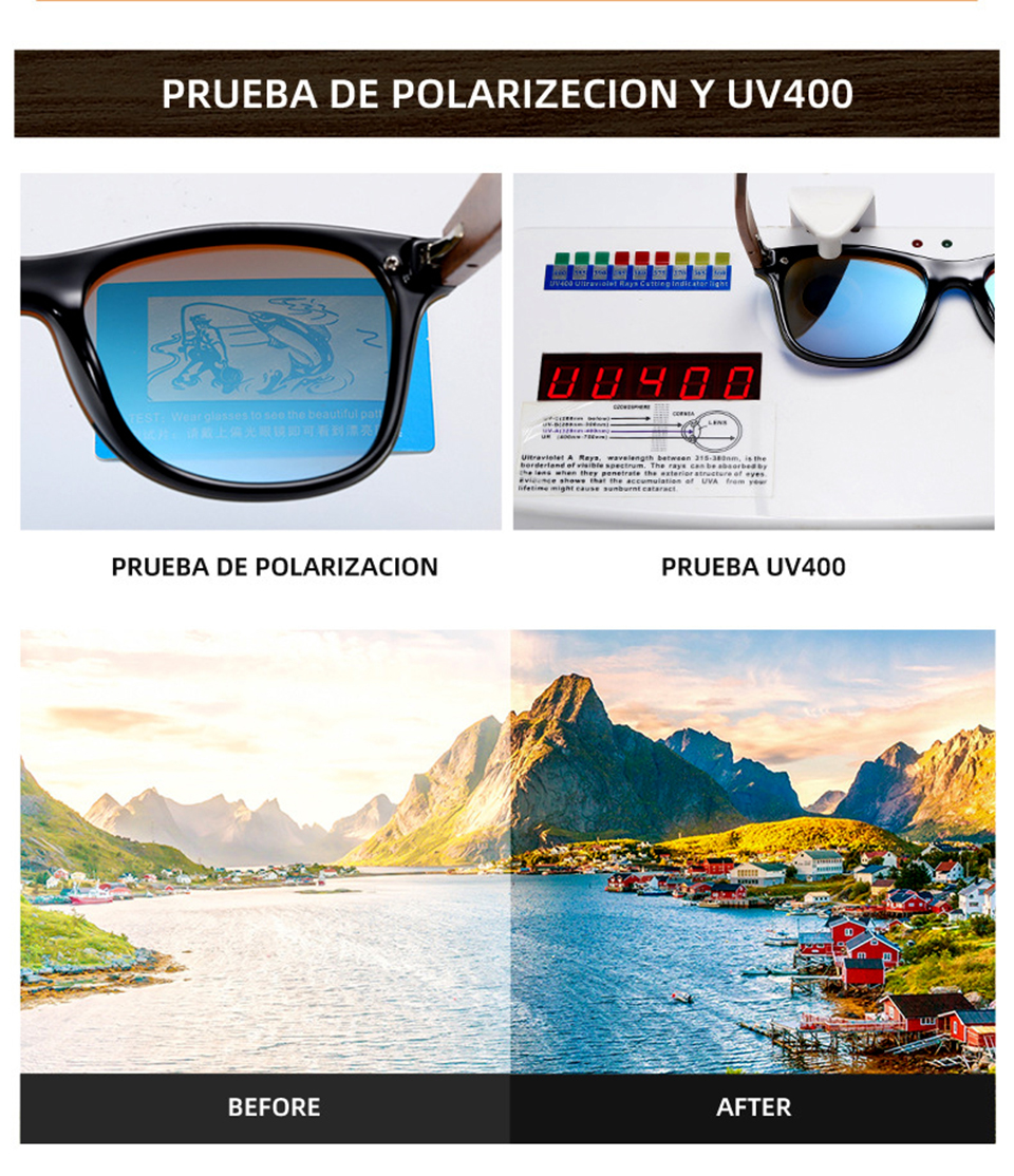 Round Wood Sunglasses Optical Eyeglasses