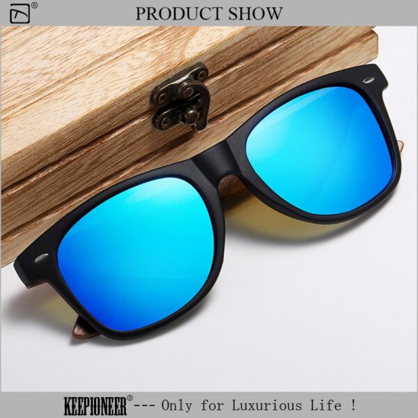 Wood Polarized Glasses Men