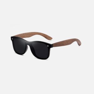 Round Wood Sunglasses