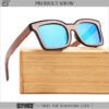 Round Wooden Sunglasses