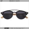 Semi Rimless Bamboo Sunglasses