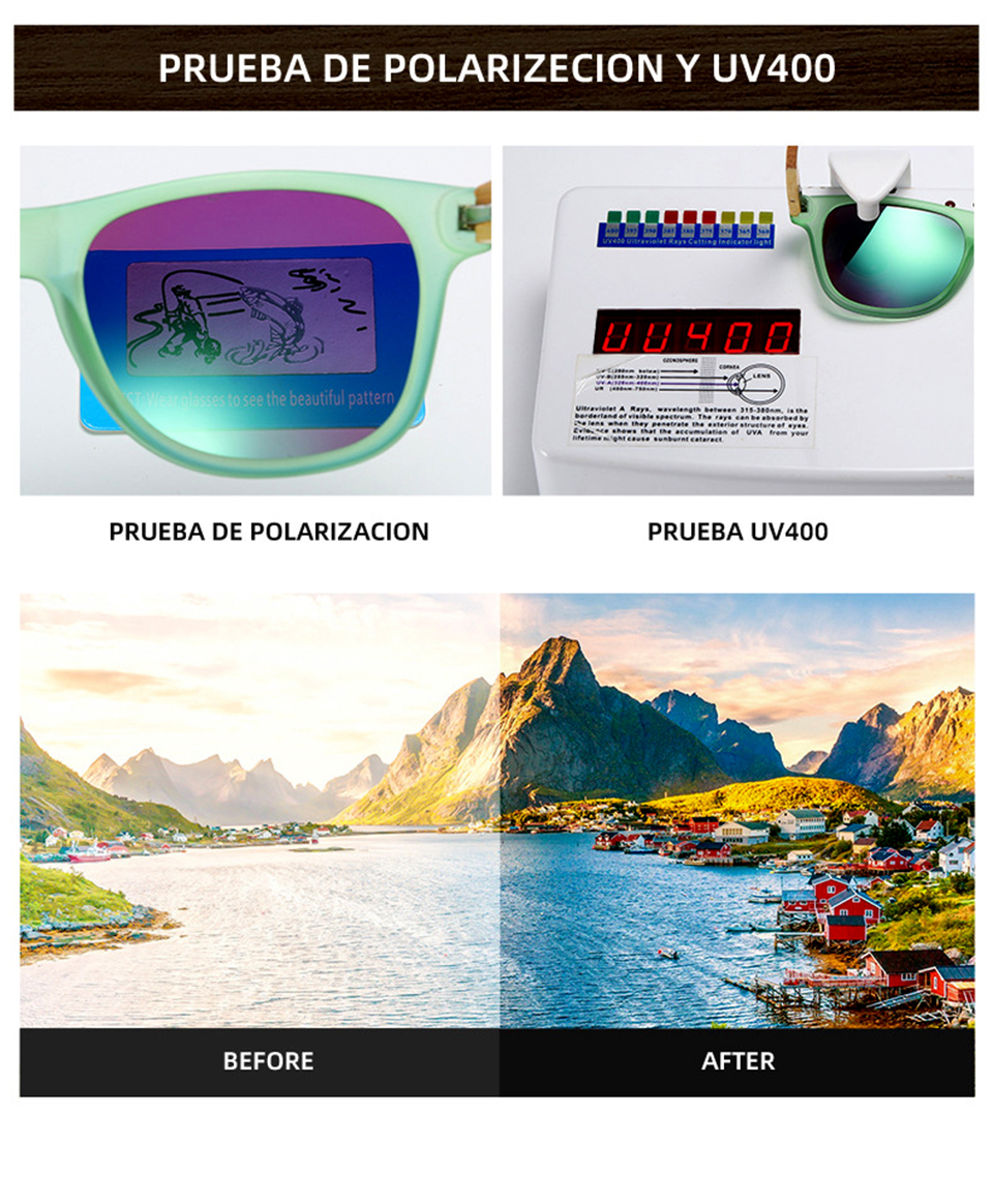 Wooden Sunglasses Vintage Star Sunglasses