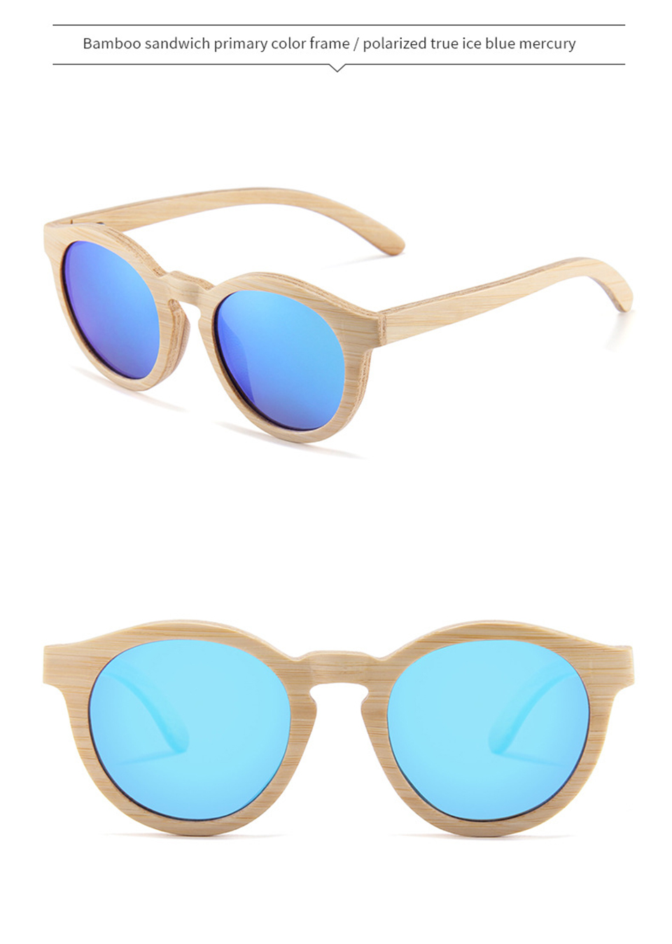 Summer Holiday Bamboo Sunglasses