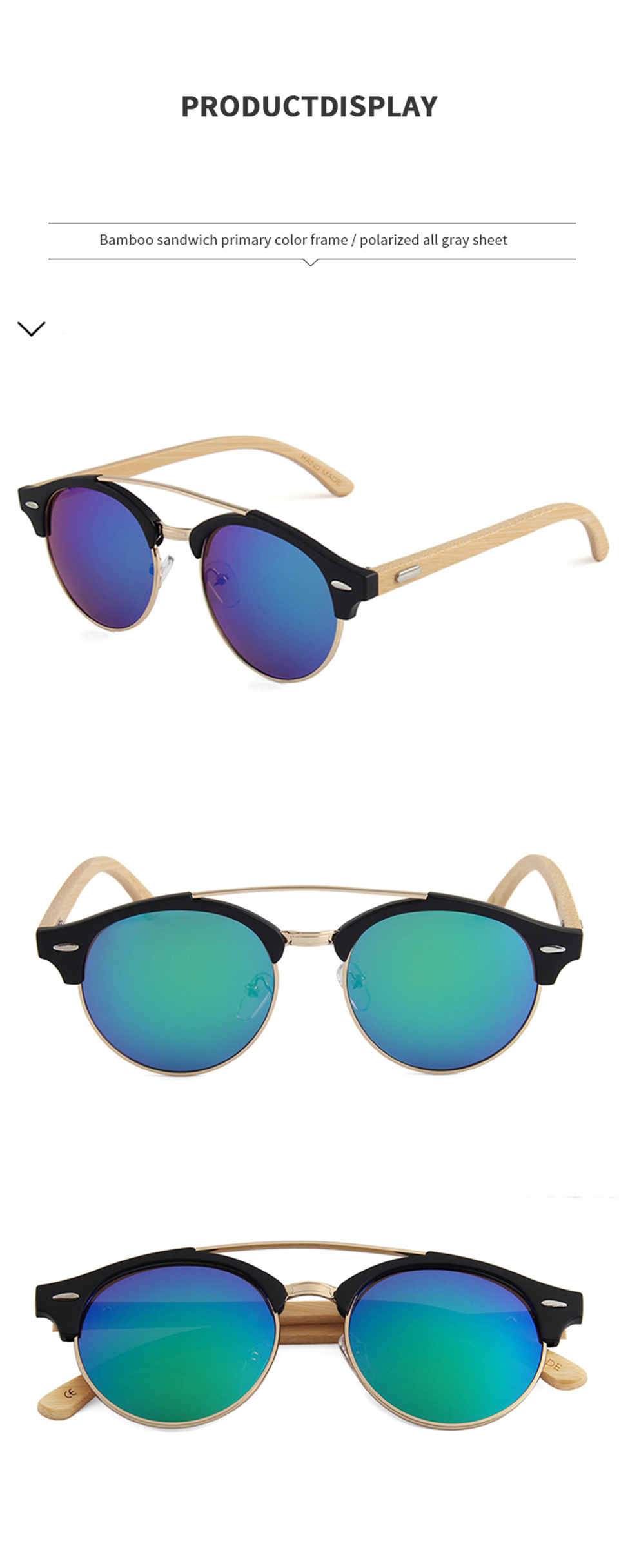 TAC Lens Bamboo Sunglasses