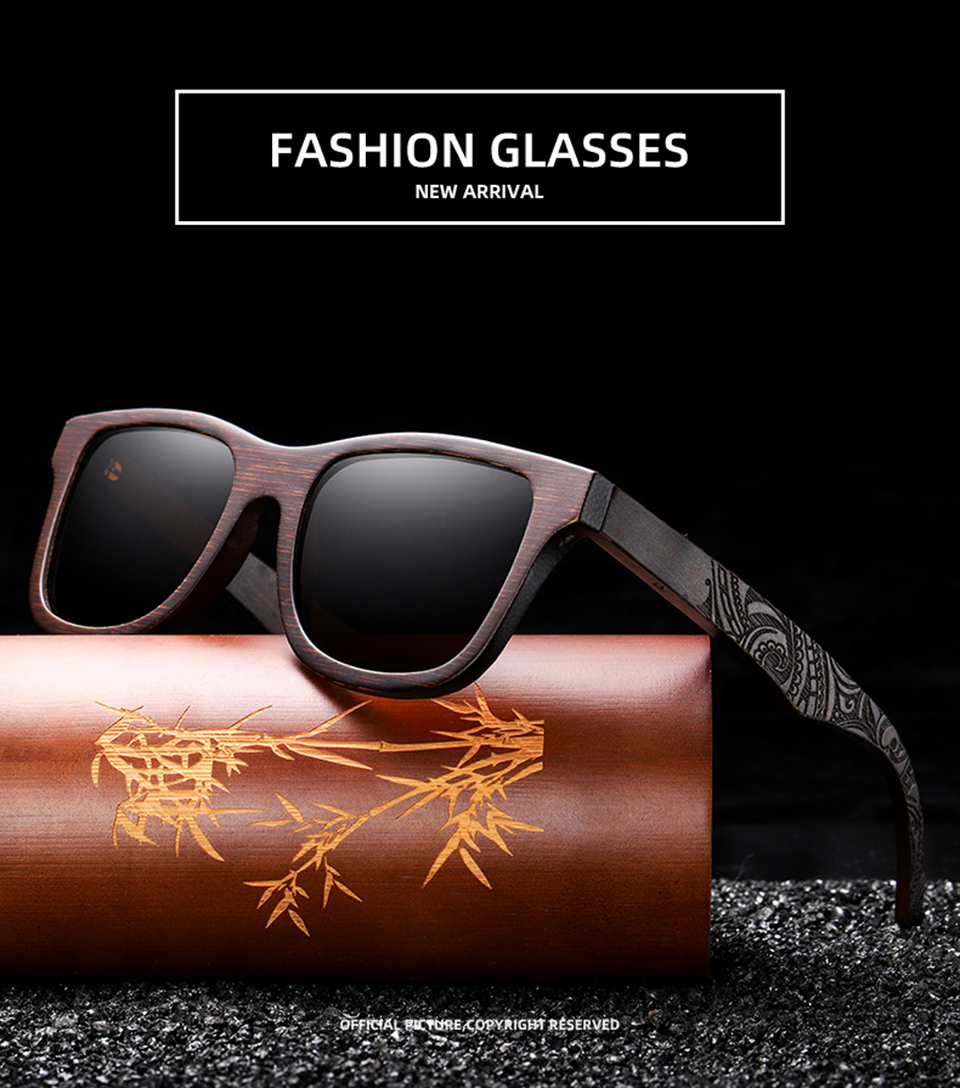 Wooden Sunglasses Mens Trendy Glasses For Women