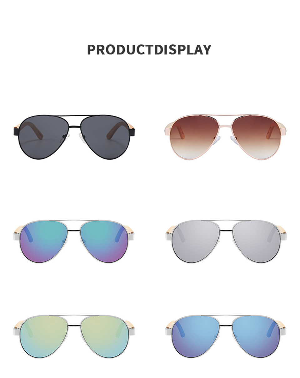 Unisex Bamboo Sunglasses