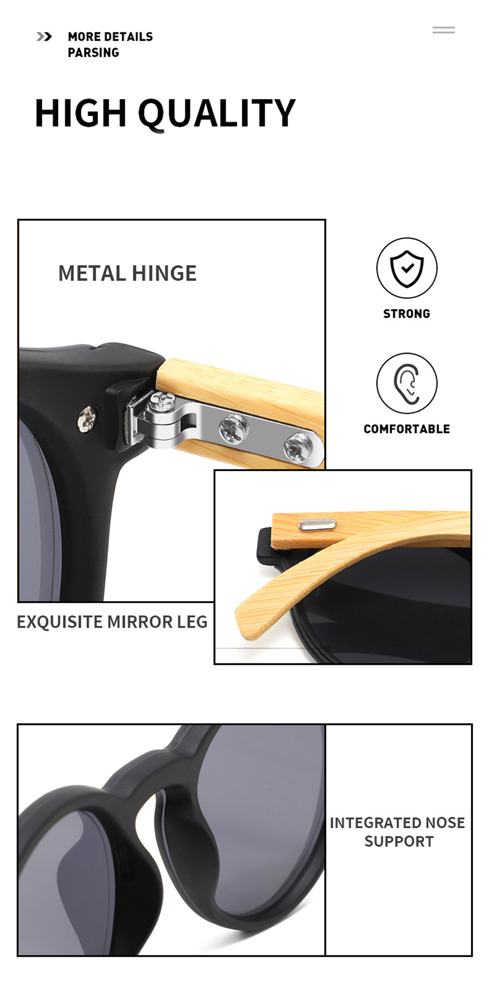 Vintage Oval Sun Glasses