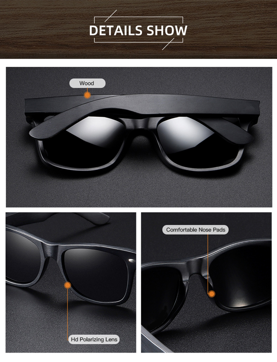 Vintage Wood Glasses