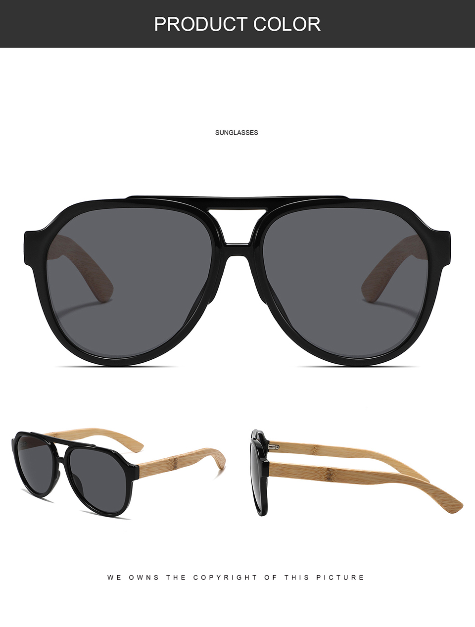 Women's Bamboo Glasses