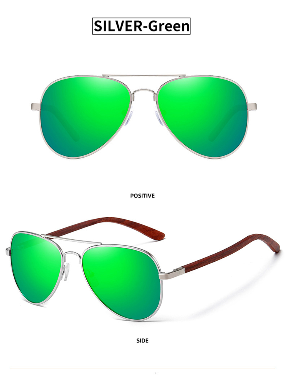 Wooden Aviator Sunglasses Womens Glasses 2022