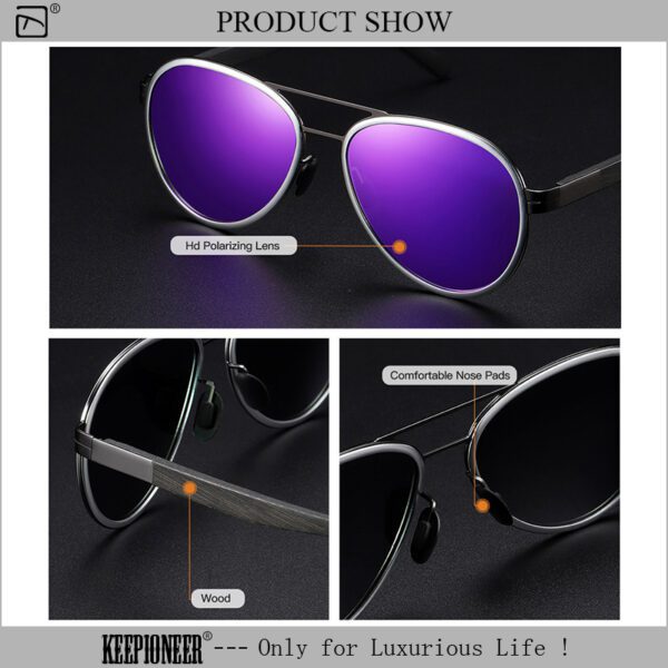 Womens Wooden Sunglasses