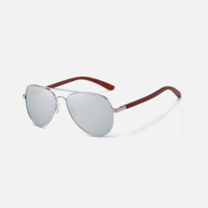 Wooden Aviator Sunglasses